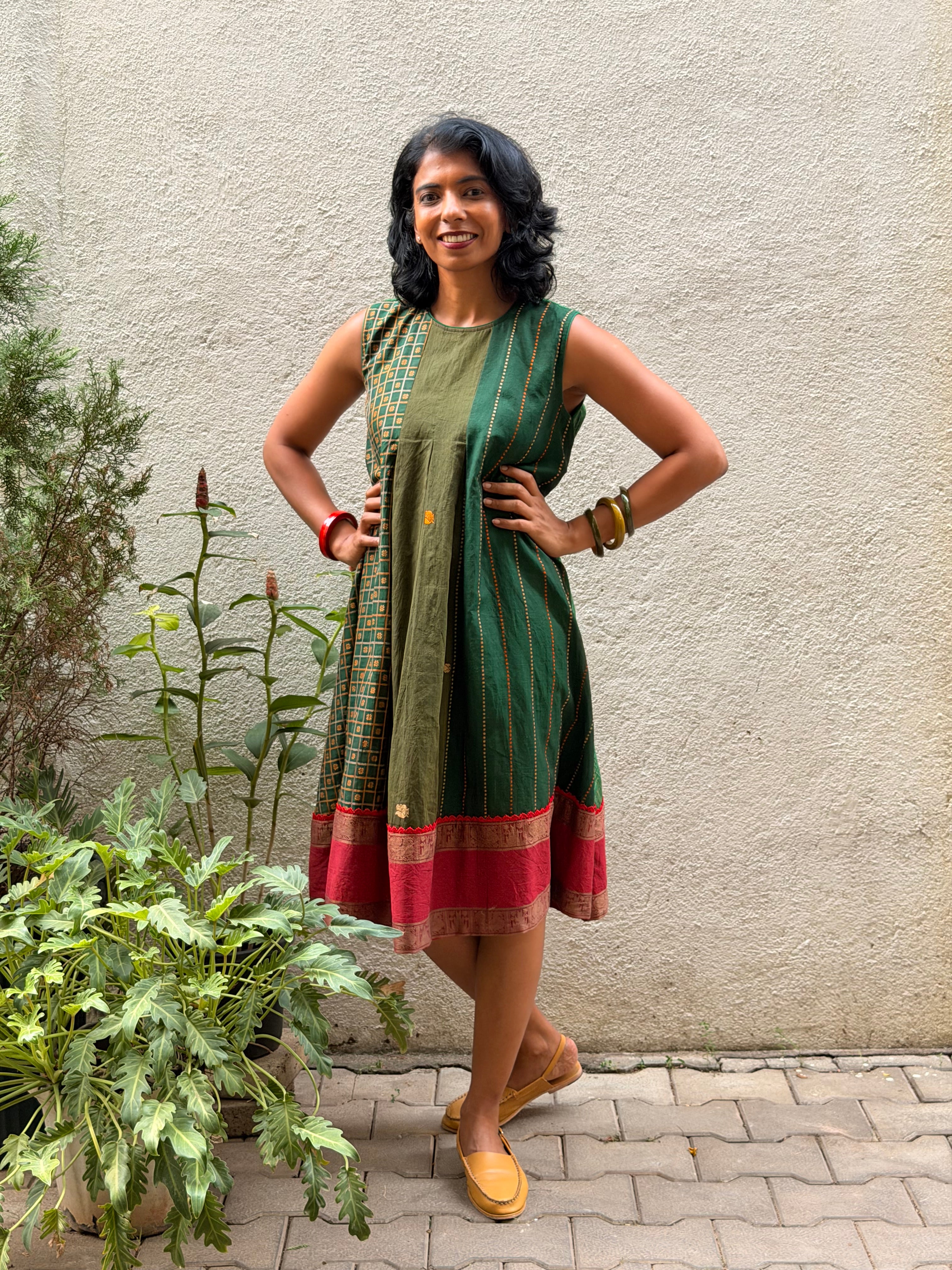 Kaleidoscope Montage Kanchi Cotton Dress