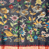 Ponduru Khadi Handwoven Saree - Grey