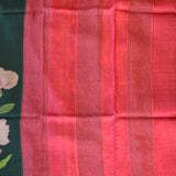 Maya digital floral tussar saree