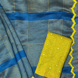 Jugal Crossgrid Silk Saree