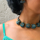 Azure Bloom Terracotta Set