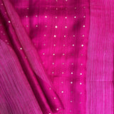 Handwoven matka silk saree