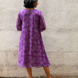 Printed chiffon dress