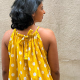 Zephyr Polka Pop Dress - Yellow