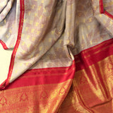 Mila Foliage Dots Kanchipuram Silk Saree