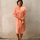 Kota Peach Overlay Dress