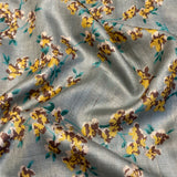 Maya Sakura Tussar Saree - Ice Blue
