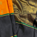 Trayi gandaberunda kanchi silk saree