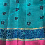 Kimaya peacock border silk saree