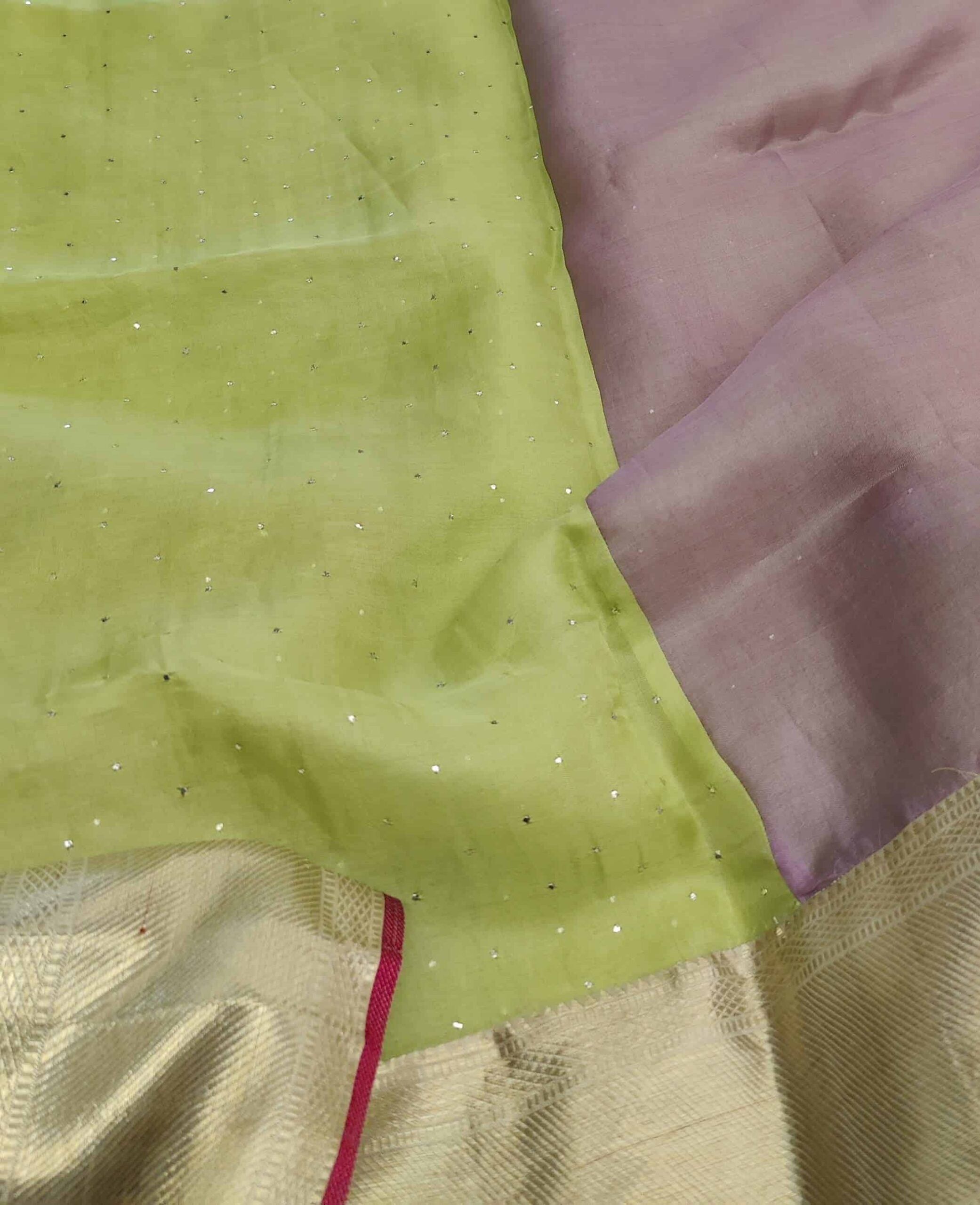 Green-and-lilac-Kanchi-organza-saree-with-zari-border-and-Mukaish-work-4.jpg