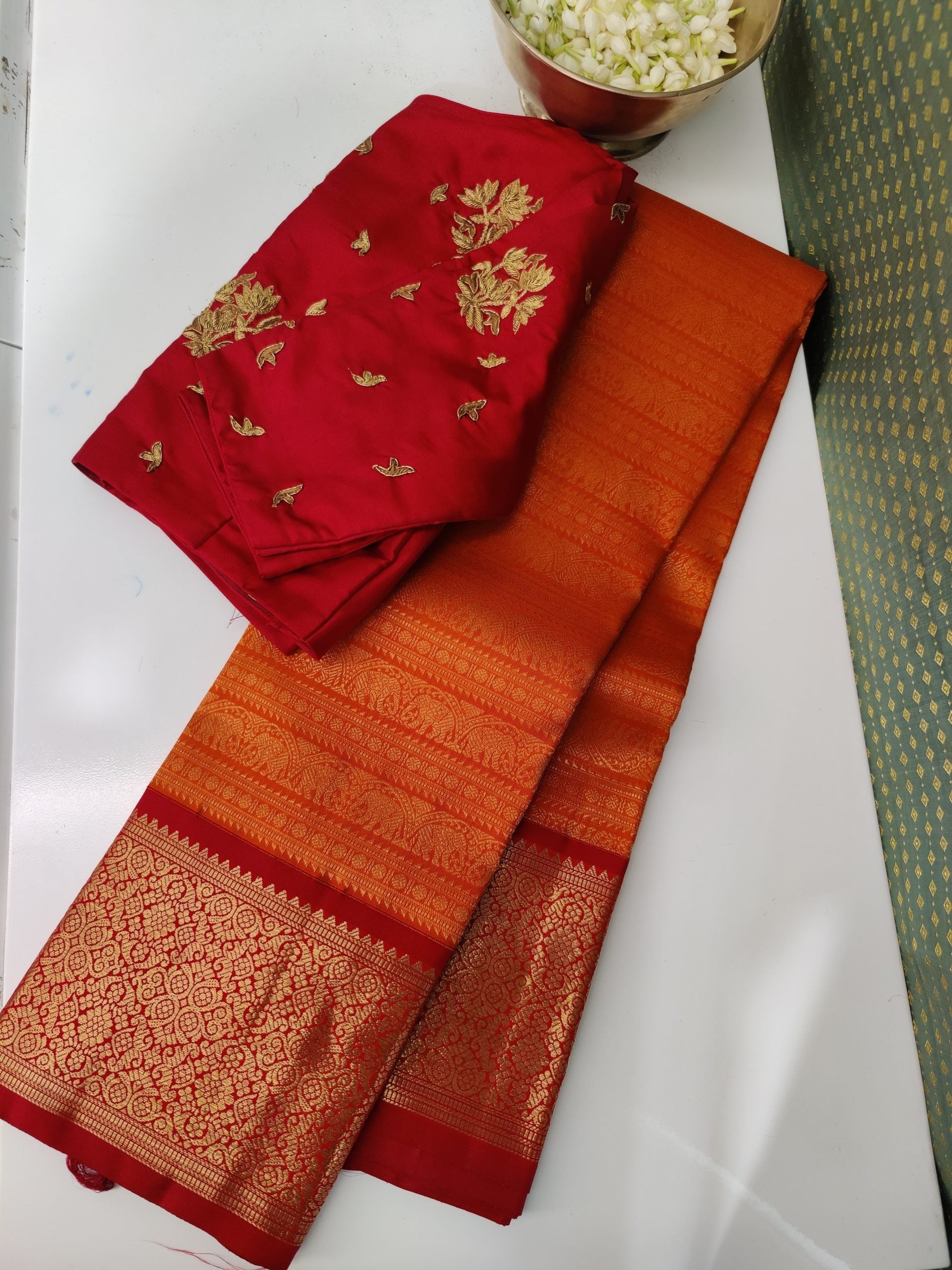 Haathee-Orange-and-red-saree-2.jpg