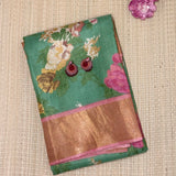 Maya Candy Rose Tussar Saree