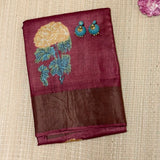 Maya Marigold Tussar Saree