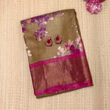 Maya Bougainvillea Tussar Saree