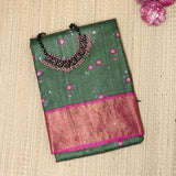 Maya Tiny Flowers Tussar Saree