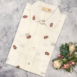 Embroidered cotton shirt