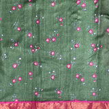 Maya Tiny Flowers Tussar Saree