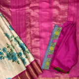 Maya Blossom Tussar Saree