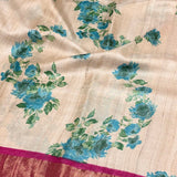 Maya Blossom Tussar Saree