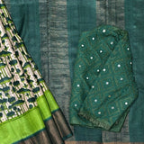 Maya Lotus Grove Tussar Saree