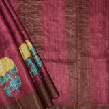 Maya Marigold Tussar Saree
