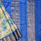 Maya Enchanted Dahlia Tussar Saree