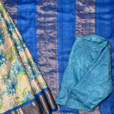 Maya Enchanted Dahlia Tussar Saree