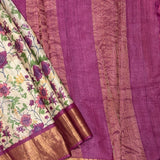 Maya Garden Bloom Tussar Saree