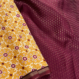 Mila athangudi print kanchi silk saree