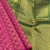 Ranya tricolour kanchipuram silk saree