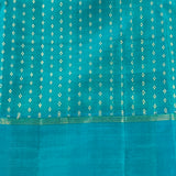 Plain kanchipuram silk saree with brocade pallu