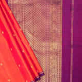 Vera Tiny Kolam Kanchipuram Silk Saree