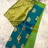 Ranya paisley kanchipuram silk saree