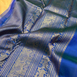 Mohana tricolour kanchipuram silk saree