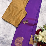 Temple and paisley kanchi silk saree