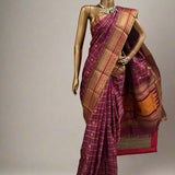 Kimaya checked silk saree