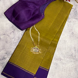 Alani contrast kanchi silk saree