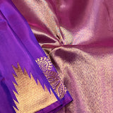 Temple and paisley kanchi silk saree