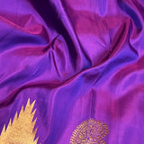 Temple and paisley kanchi silk saree