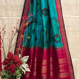 Kalamkari korvai silk dupatta