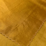 Scalloped organza dupatta