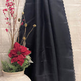 Scalloped organza dupatta