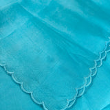 Scalloped organza dupatta