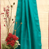 Scalloped organza dupatta