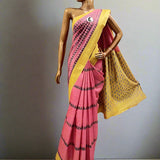 Veena striped tussar  saree
