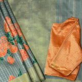 Mila Peach Sorbet Kanchipuram Silk Saree