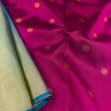 Ranya motif pleats kanchipuram silk saree