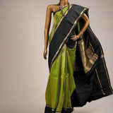 Tejasvi Striped kanchipuram silk saree