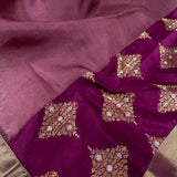 Mishrita organza dupatta