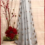 Zardosi organza dupatta